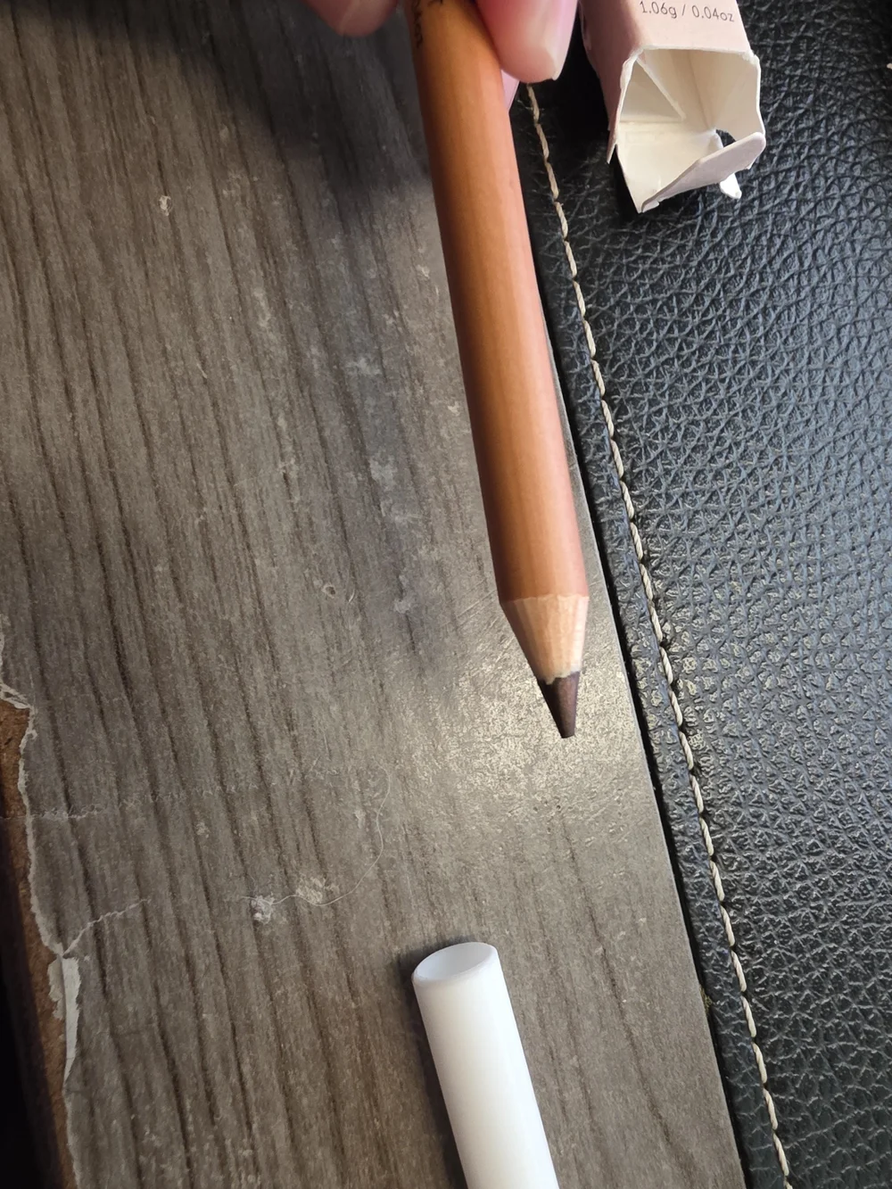 Jones Road Pink Decorative Pencil Box by Jones Road- Brown